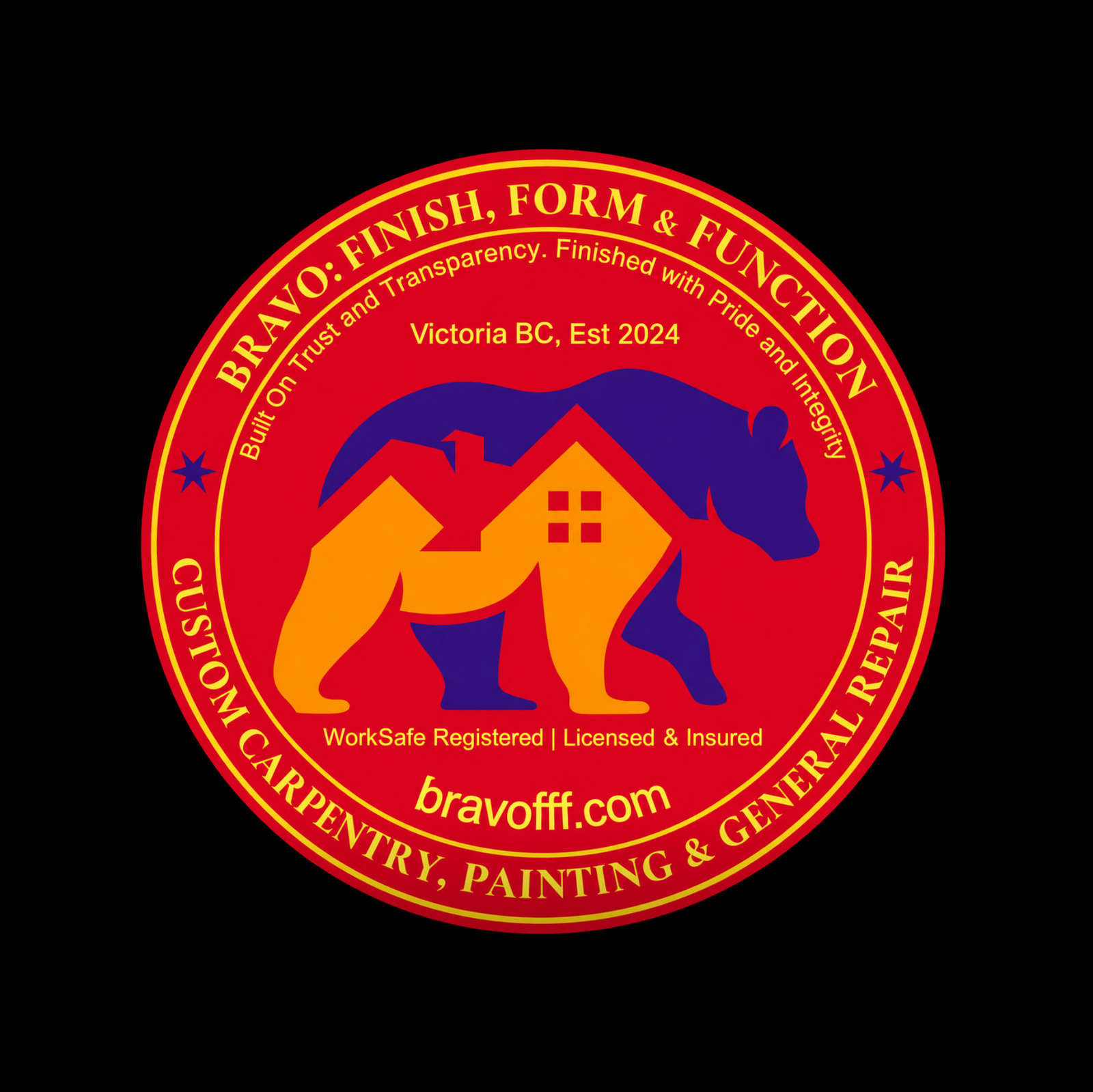 Bravo: Finish, Form & Function logo